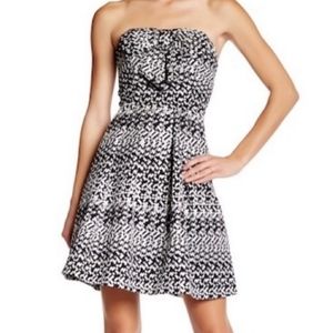 Gorgeous black and silver Eva Franco cocktail dress